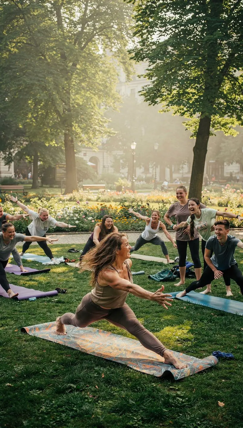 Dzieci bawiące się w radosnej atmosferze podczas lokalnych dni sąsiedzkich.